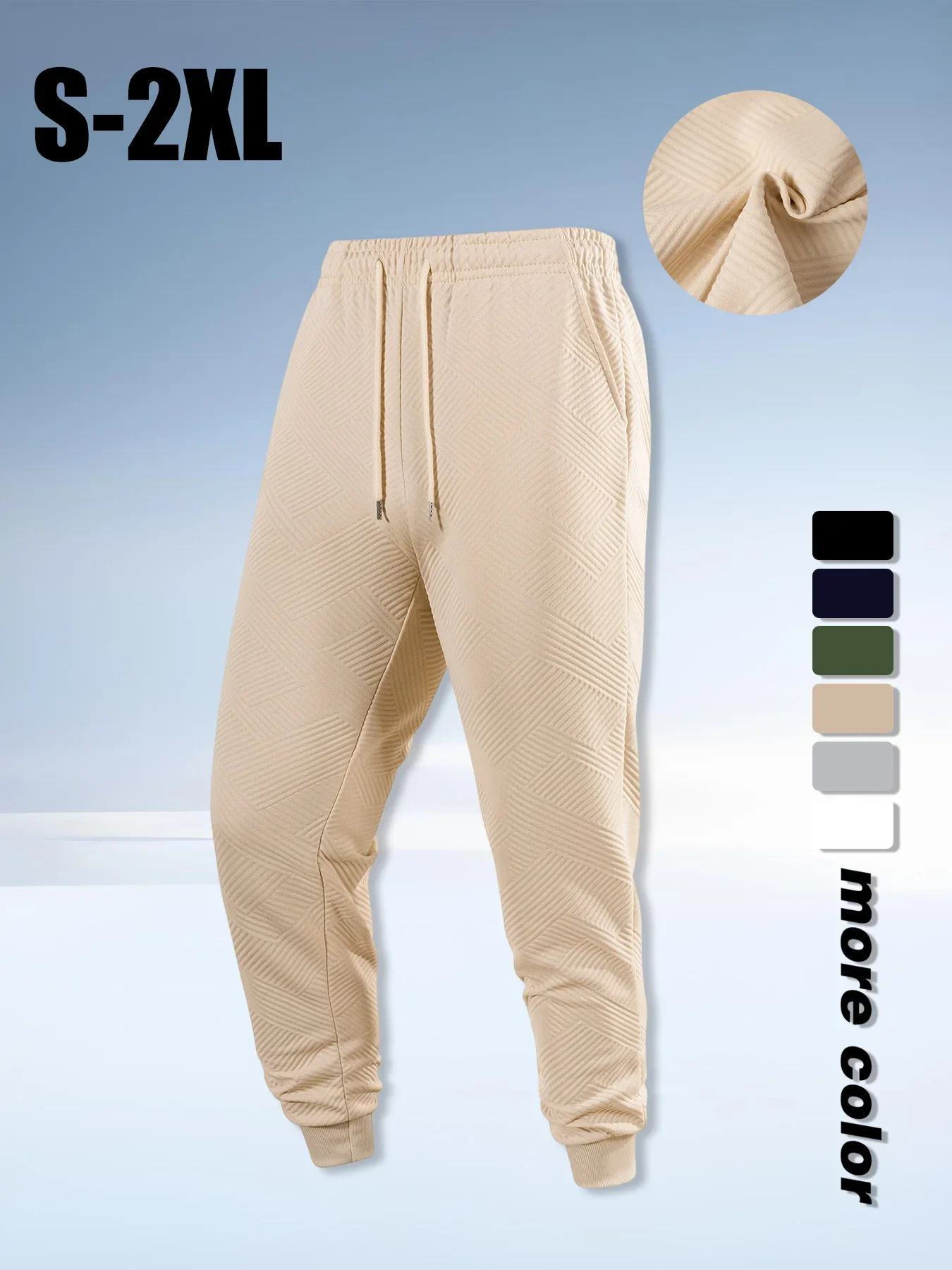 السراويل الرجالية الخريف جديد الرياضة الركض السراويل اللياقة البدنية فضفاضة تناسب الملابس بلون الزي الشارع الشهير السراويل في الهواء الطلق الشارع الشهير