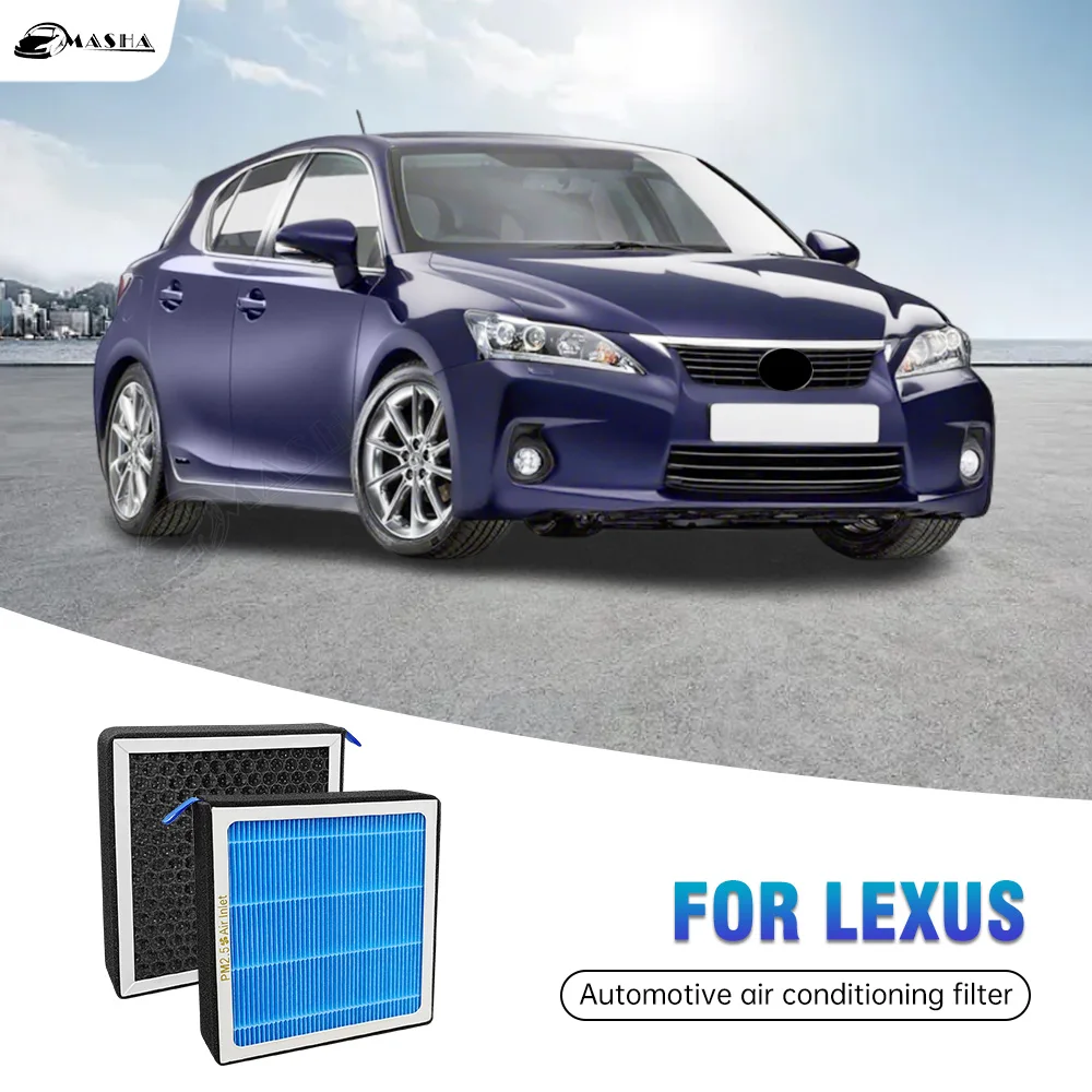 

Для Lexus CT200h ES300h ES350 GS300 GS350 GS430 HEPA воздушный фильтр с активированным углем, сменный комплект фильтрующего элемента кондиционера