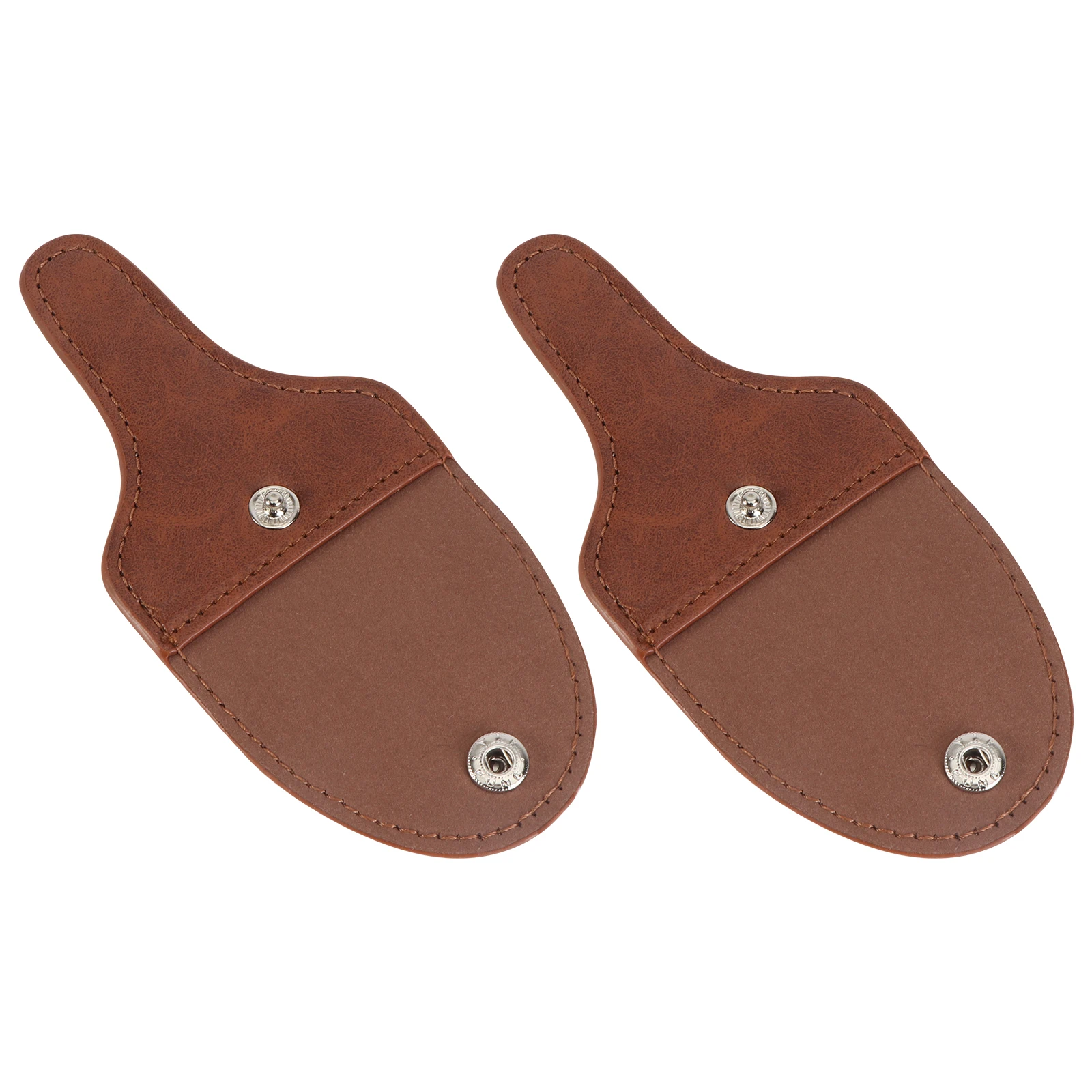 

2Pcs Scissor Storage Pouch Compact Scissor Bag for Nasal Hair Trimmer Protection Lightweight Holder Brown