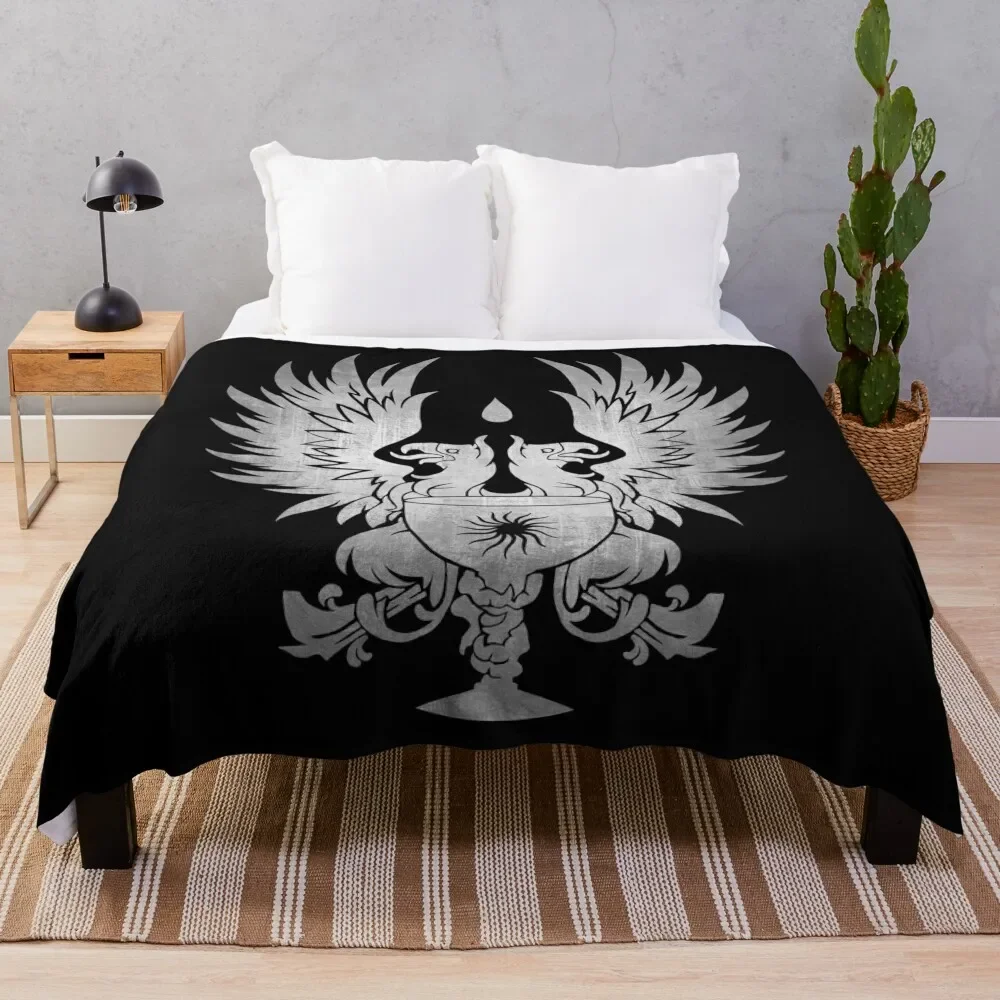 

Dragon Age: Grey Warden Silver Throw Blanket Outdoor Soft Blanket for Picnic Beach Camping