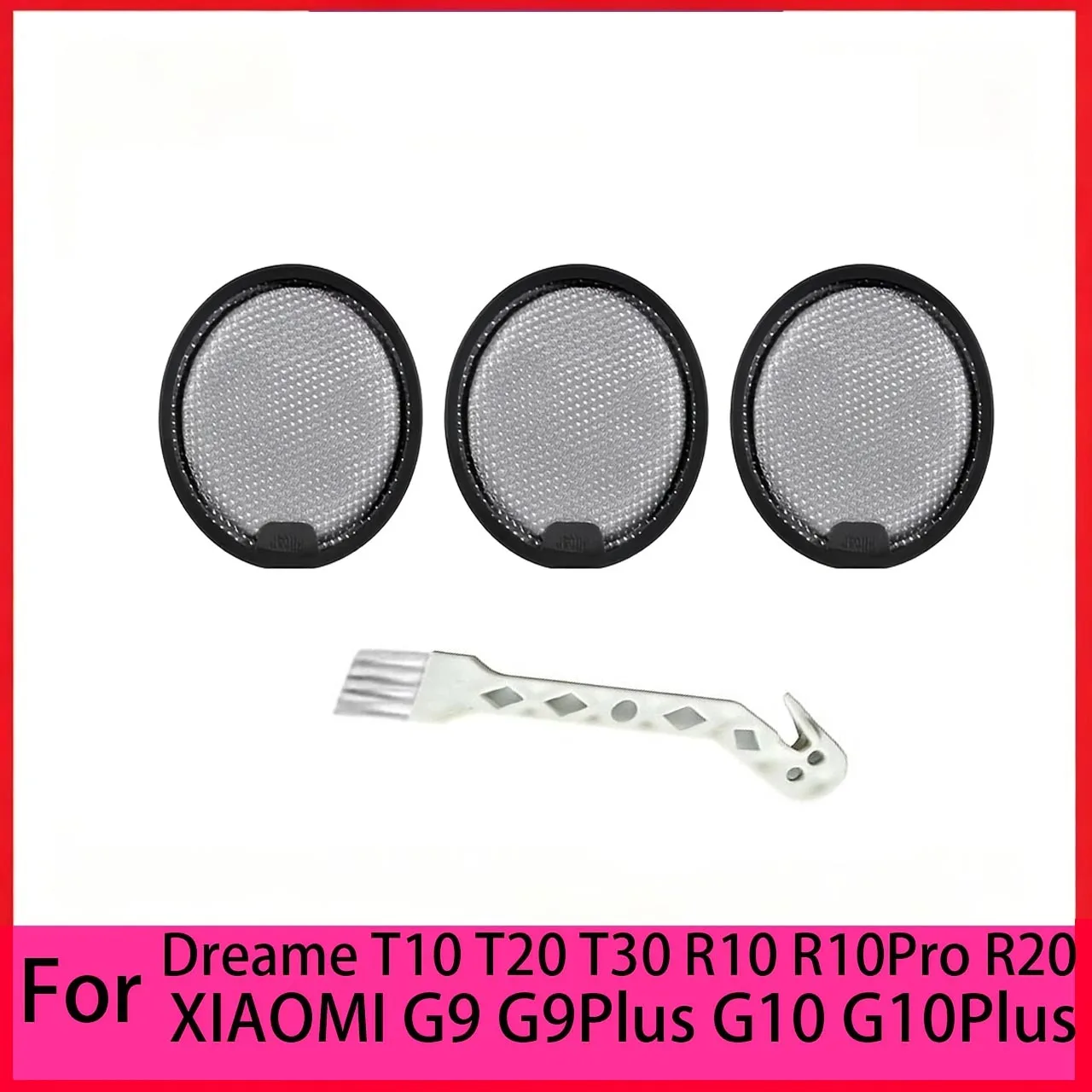Pre-Filter for Dreame T10 T20 T30 Xiaomi G9 G10 Handheld Vacuum Cleaner Sweeper Washable Parts Replacement Accessories