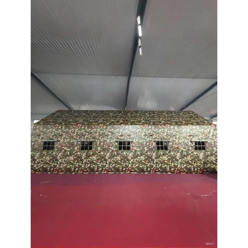 Outdoor Starry Sky Camouflage Inflatable Tent, Jungle Camouflage Command Tent
