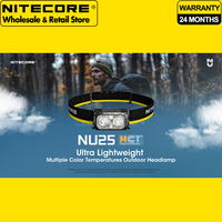 Camping Headlight NITECORE NU25 MCT / NU25 MCT UL Ultra Lightweight Multiple Color Temperatures Outdoor Headlamp