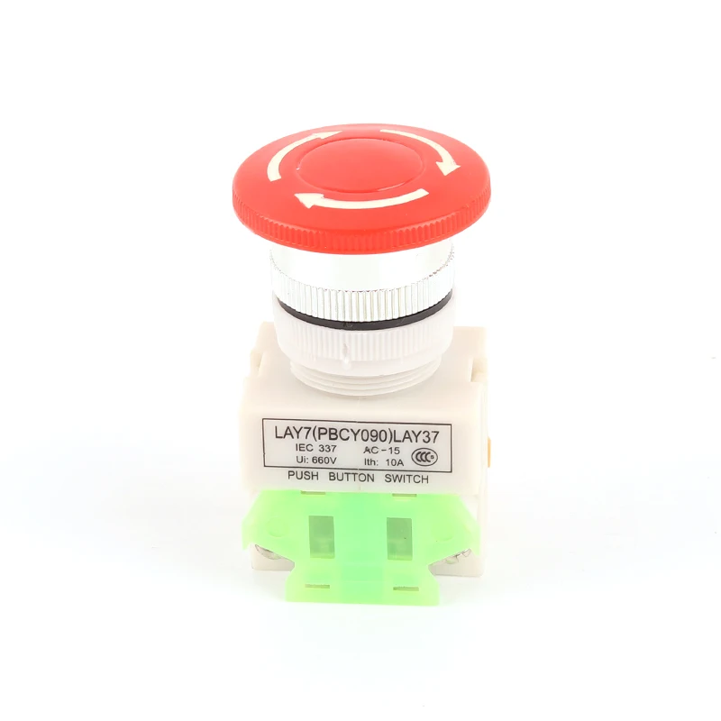 1 pcs 22mm LAY37 Knob Rotary Switch  2/3 Position Self-Locking self-Reset With Light Screws terminal Knob switch