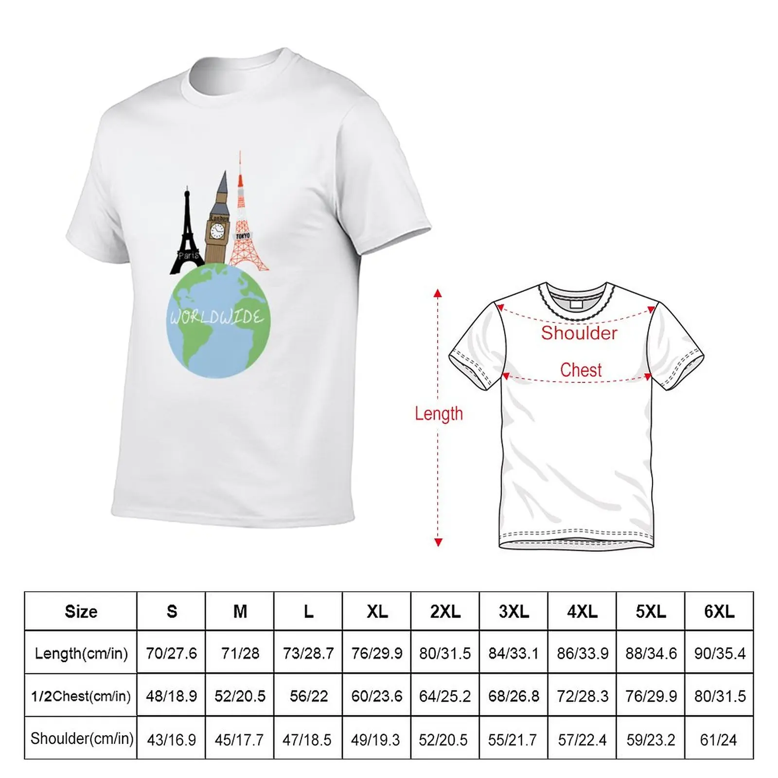 New Worldwide BTR T-Shirt heavyweight t shirts Oversized t-shirt graphic t shirts t shirts for men graphic