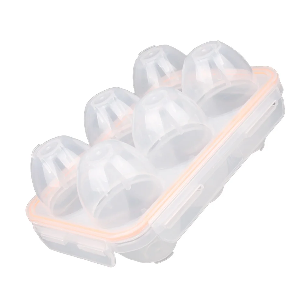 

1Pcs Anti-Pressure Egg Box Leakproof Silicone Seal Keeps Eggs Safe in All Sizes Ideal for Outdoor Adventures and Travel Use