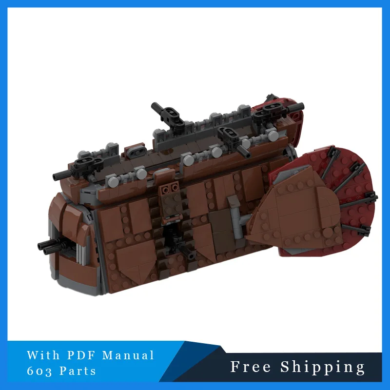 

603 PCS Star Battle Series City Enforcer Tank Technology Bricks Building Block Model Kids Assembly Collection Toy Birthday Gifts