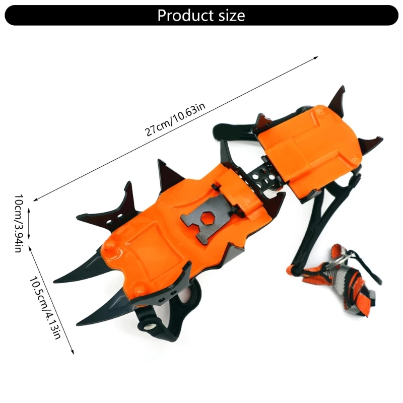 A1A2 Cramponi arrampicata su ghiaccio a1a2 Cramponi ghiaccio Cramponi Snow Ceste Inverno Coppa copertura Clip Cramponi