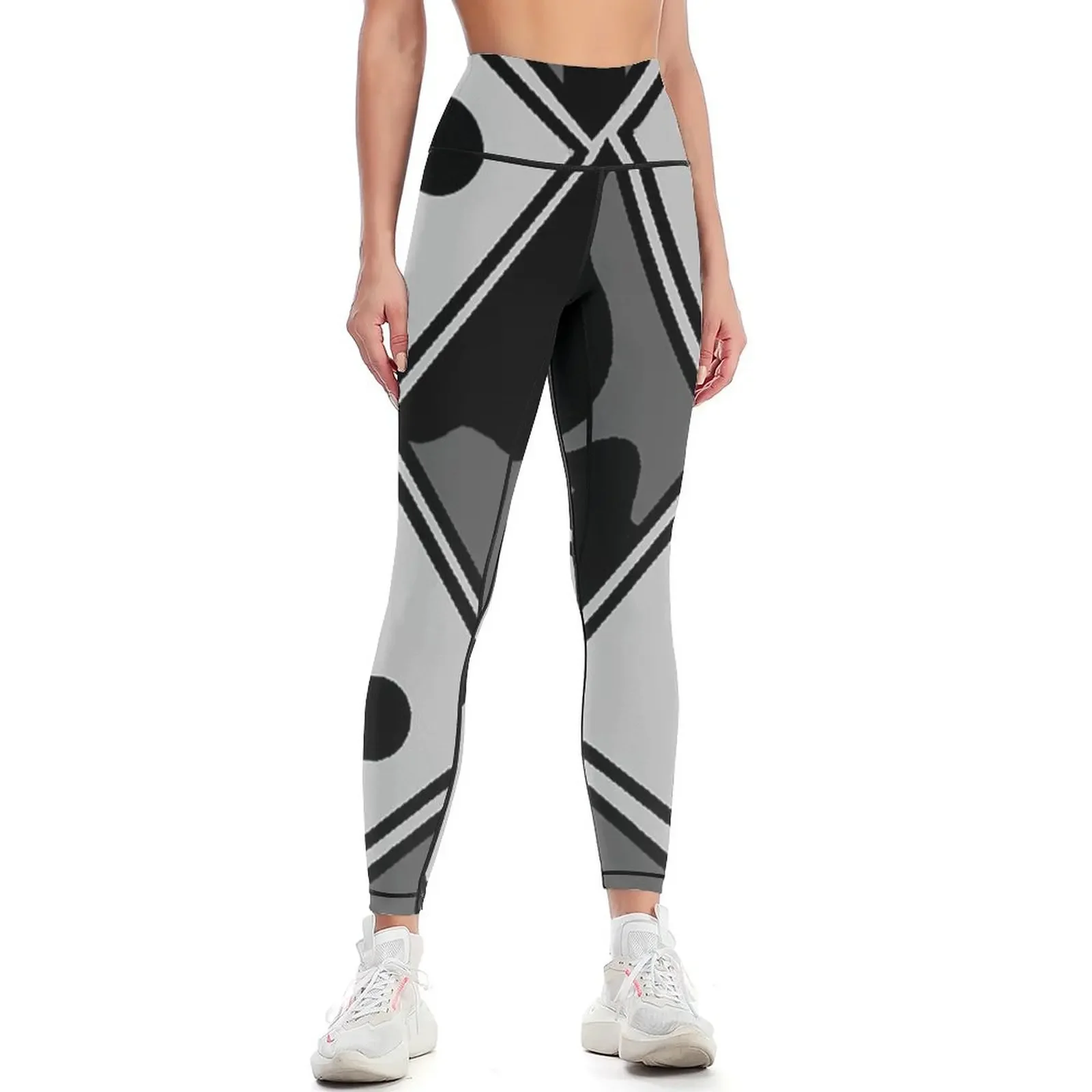 

Bird Dice Grey Leggings Jogger pants Women's tights Sports pants for Golf wear Womens Leggings