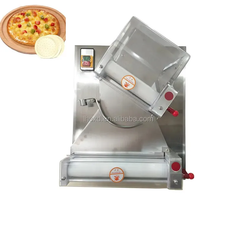 

Customized 3-15 Inch Pizza Dough Press, Commercial Pizza Shaping Machine Dough Sheeter For Home Use Pizza Dough Roller