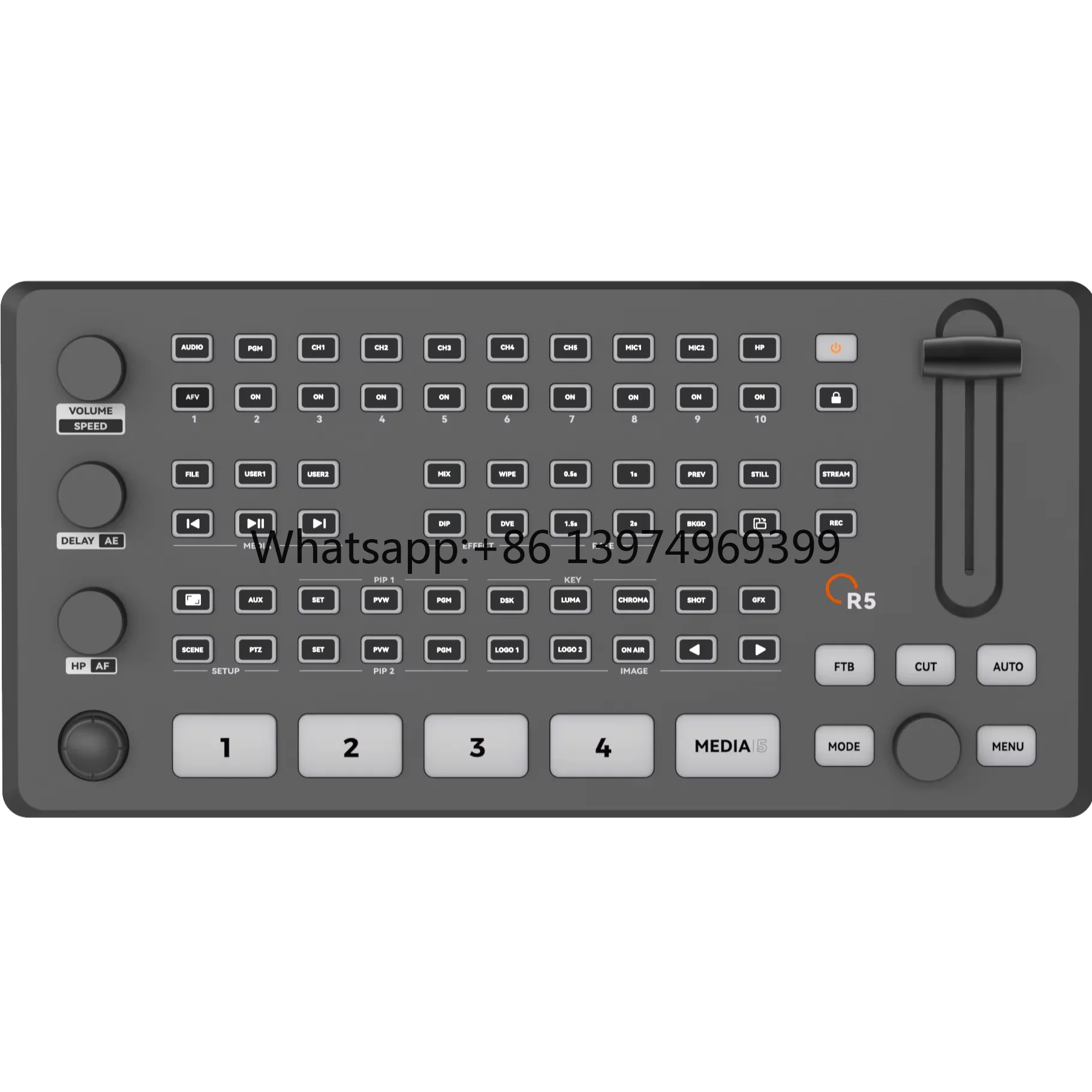 Neolive R5 Camera Field Monitor Live Streaming Switcher Built-in Uvc Media Player Third Overlay Supports Lossless