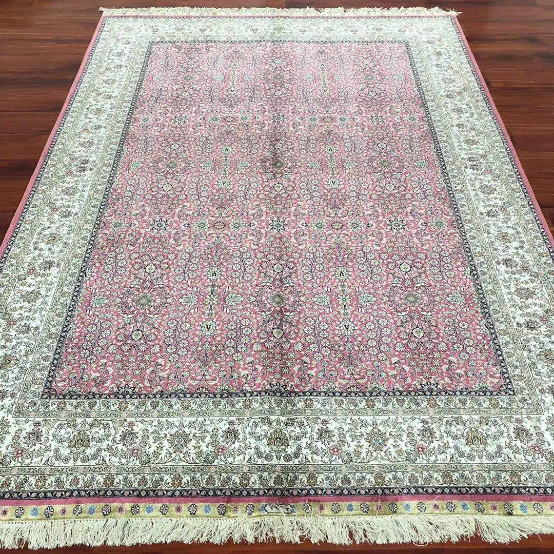 Bedroom Rugs Handmade Classic Oriental Rug for Living Room Size 5'X8'