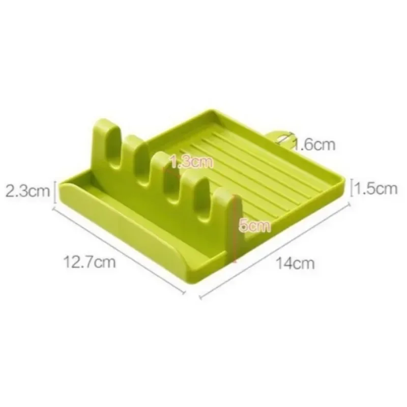 NEW! For Shelf Organizer Plastic Non-slip Spoons Pad Chopsticks Holder Kitchen Spoon Holders Fork Spatula Rack