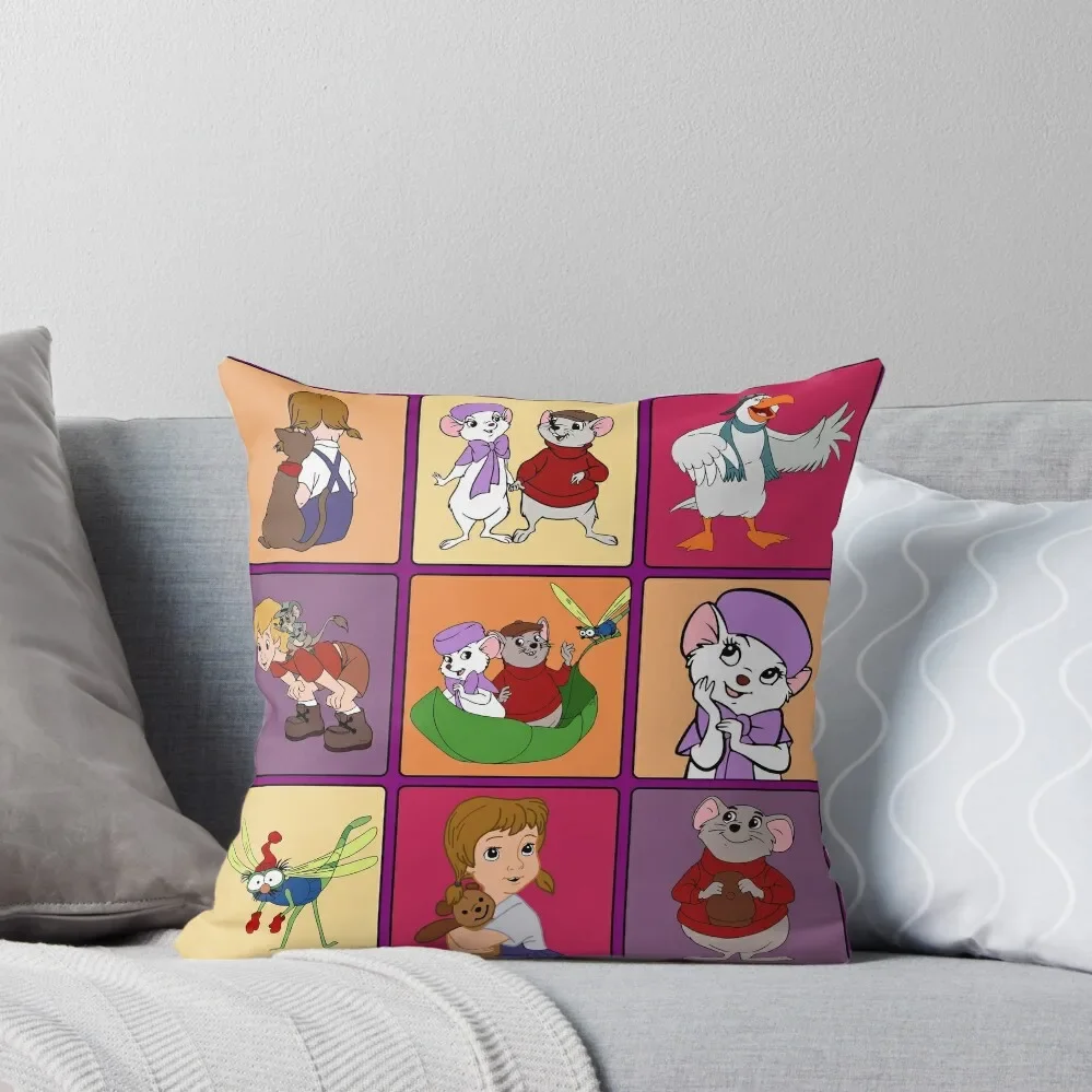 

Rescuers squares Throw Pillow Luxury Living Room Decorative Cushions Decorative Cover For Living Room pillow