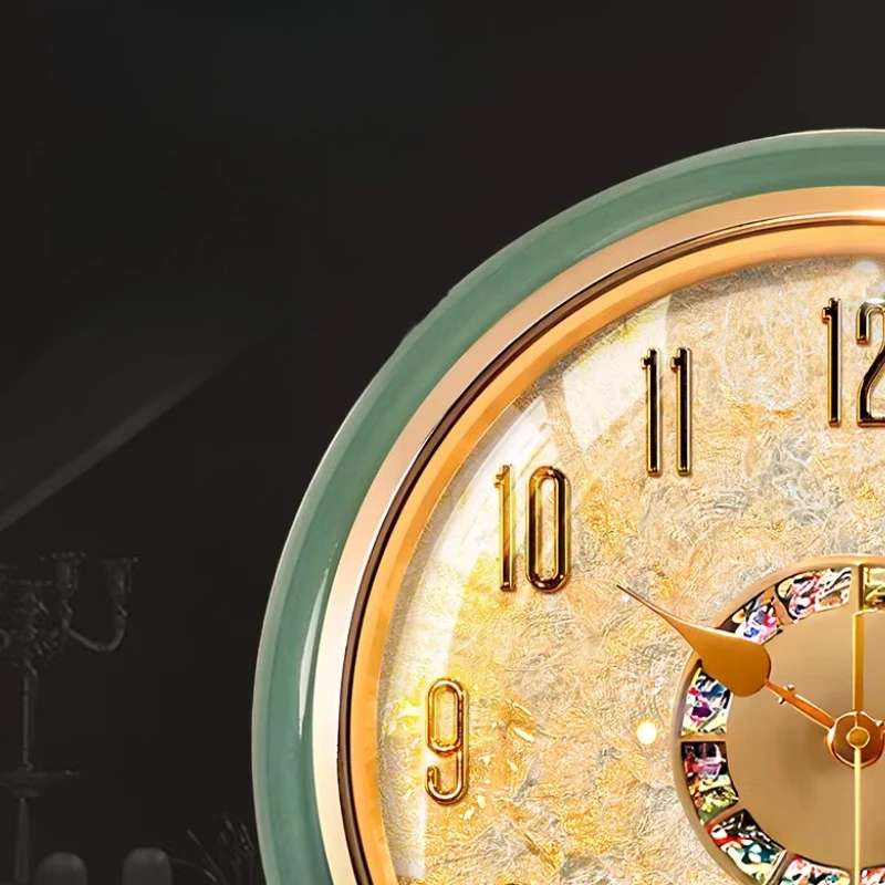 Bedroom Living Room Wall Clock Home Decor Items House Luxury Small Clock Wall Kitchen Interior Modern Bathroom Decoration