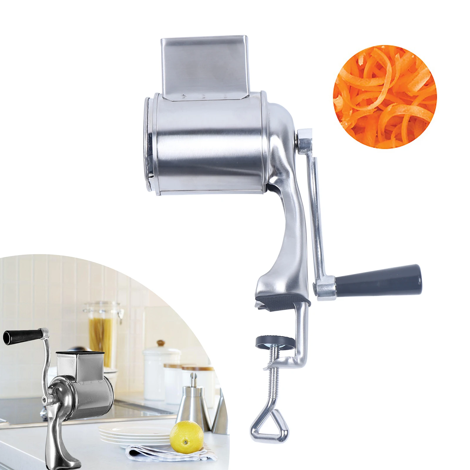 Rotary Vegetable Cutter Fruit Slicer Manual Food Grater Carrot Grater Shredder Dicer Veggie Chopper Kitchen Tools