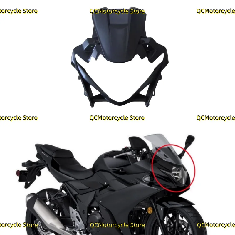 Motorcycle Headlamp Cover Front Upper Fairing Headlight Cowl Nose Fit For SUZUKI GSX250R GSX-250R GSXR250 2017 2018 2019-2024