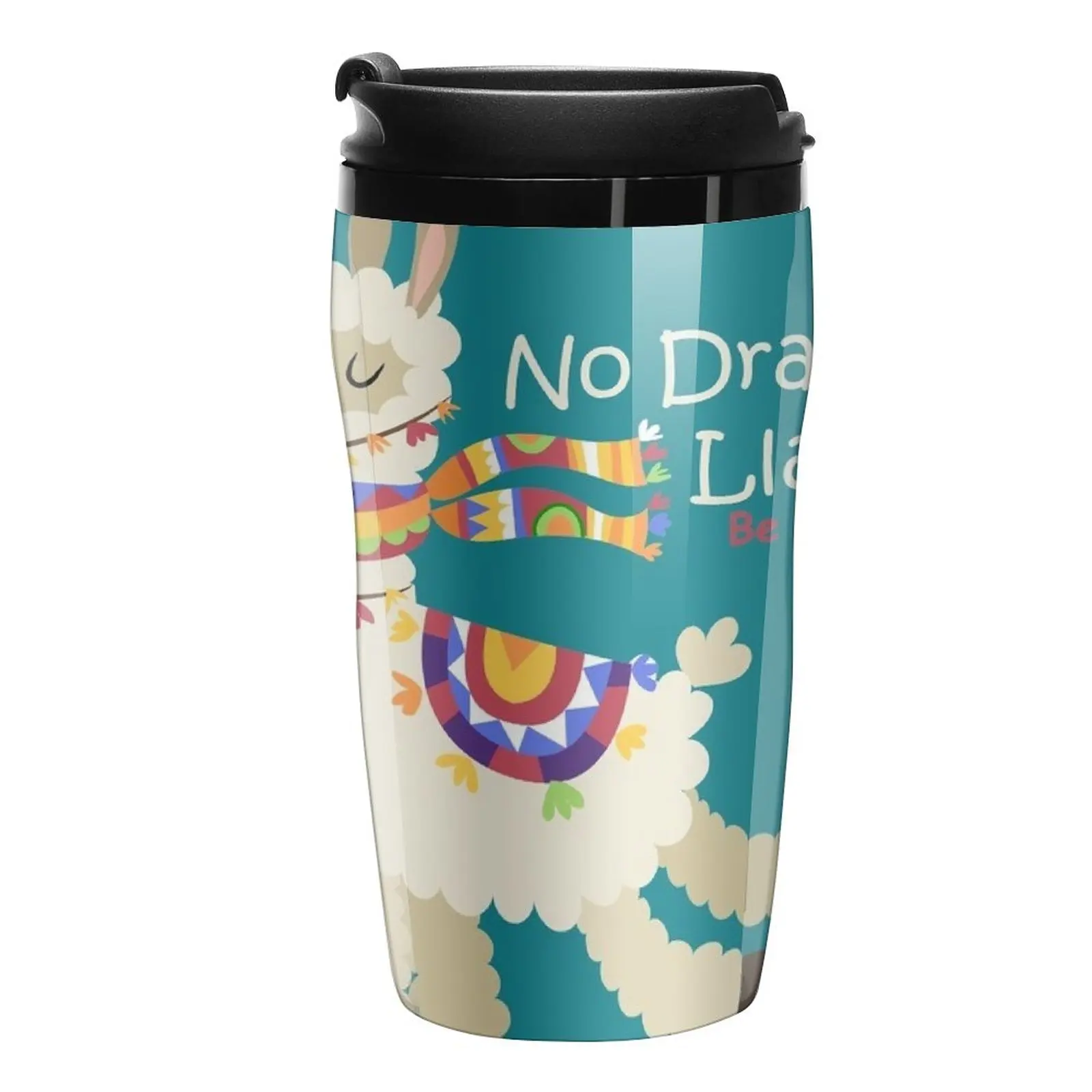 

New No Drama Llama Travel Coffee Mug Vintage Cup Cups For Cafe