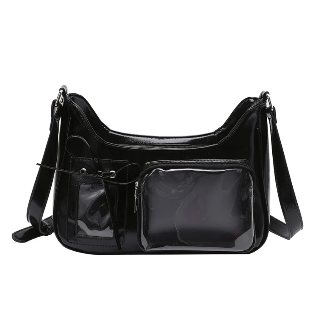 

Портативная прозрачная сумка Itabag в японском стиле Harajuku из ПВХ JK, сумка на плечо, повседневная сумка со значком, сумка в стиле Лолиты для девочек