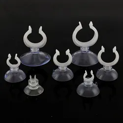 10pcs /Lot 6mm 10mm 20mm Aquarium Suction Cup Sucker Fish Tank Air Pump Airline Tubing Hose Holders Aquarium Accessories