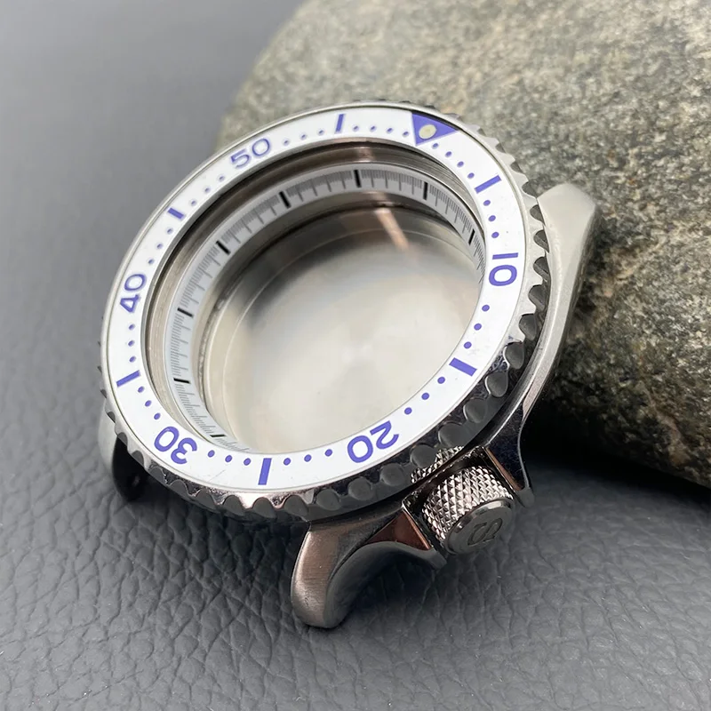 42mm Mod SKX007 SKX009 Replace Case Fits 7S26 4R NH35 NH36 Japan Automatic Movement Sapphire Crystal Glass Men Diving Watch Case