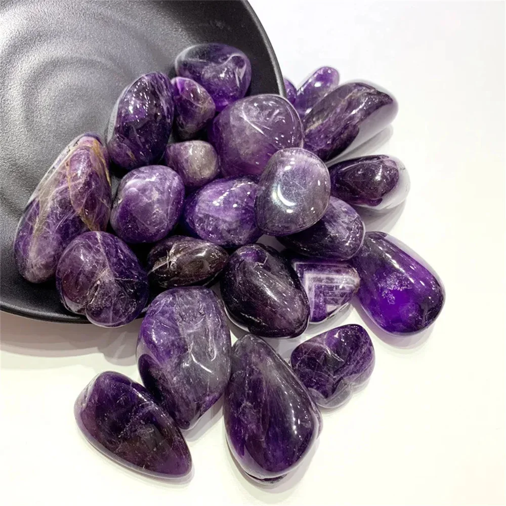 

Natural Amethyst Stone Amethystine Gravel Rock Crystal Quartz Raw Gemstone Mineral Specimen Fish Tank Garden Decoration