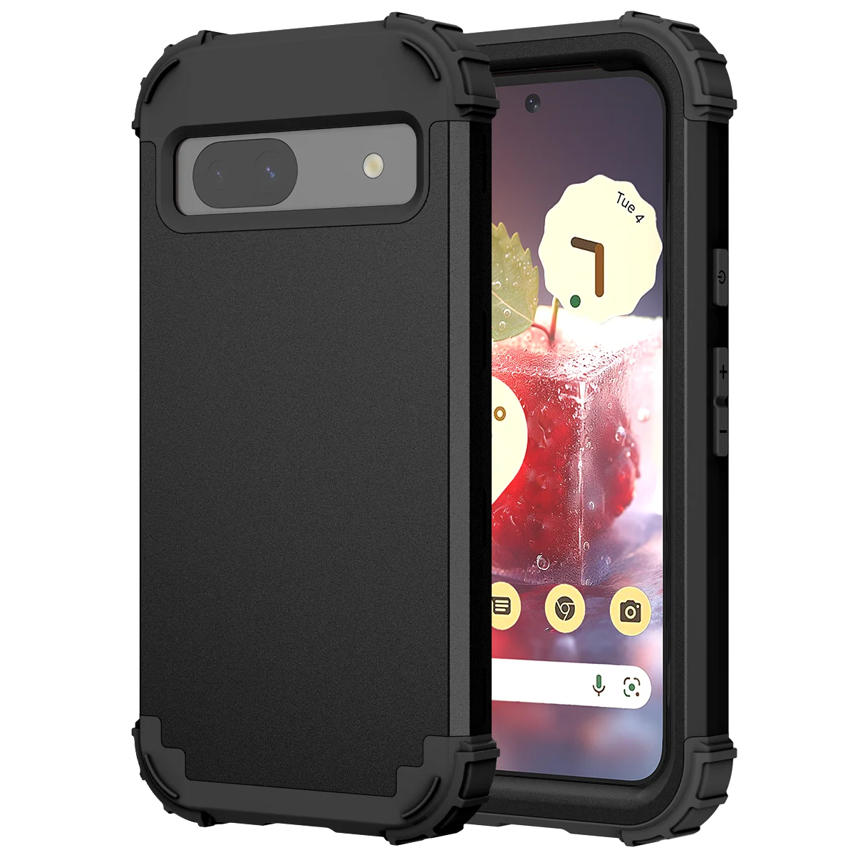 Heavy Duty Armor Rugged case Dust-Proof Shockproof Drop-Proof Scratch-Resistant Tough cover For Google Pixel 8A