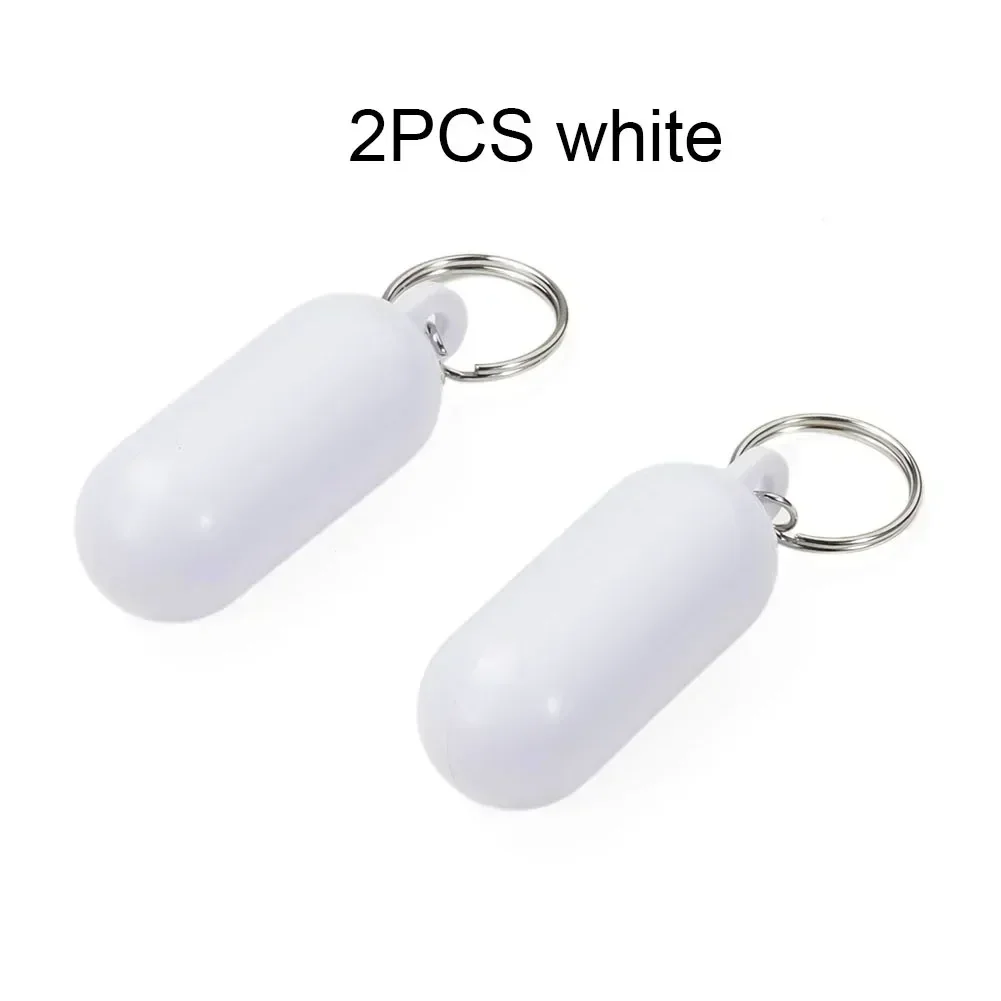 2pcs Floating Keychain Buoyant Key Ring Boating Float Marine Water Safety Keychain Boating Fishing Kayaking Rafting Surfing