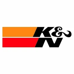 New creative design color K&N suitable for various car models car stickers cover scratches waterproof PVC 13cm X 4cm