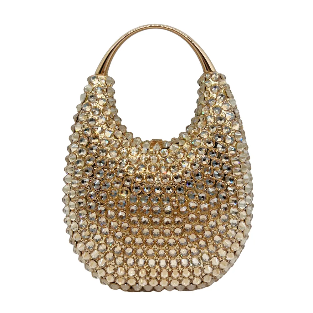 

Женский вечерний клатч с бриллиантами и верхней ручкой и кристаллами, женские коктейльные сумки со стразами, серебряная сумочка для свадебной вечеринки