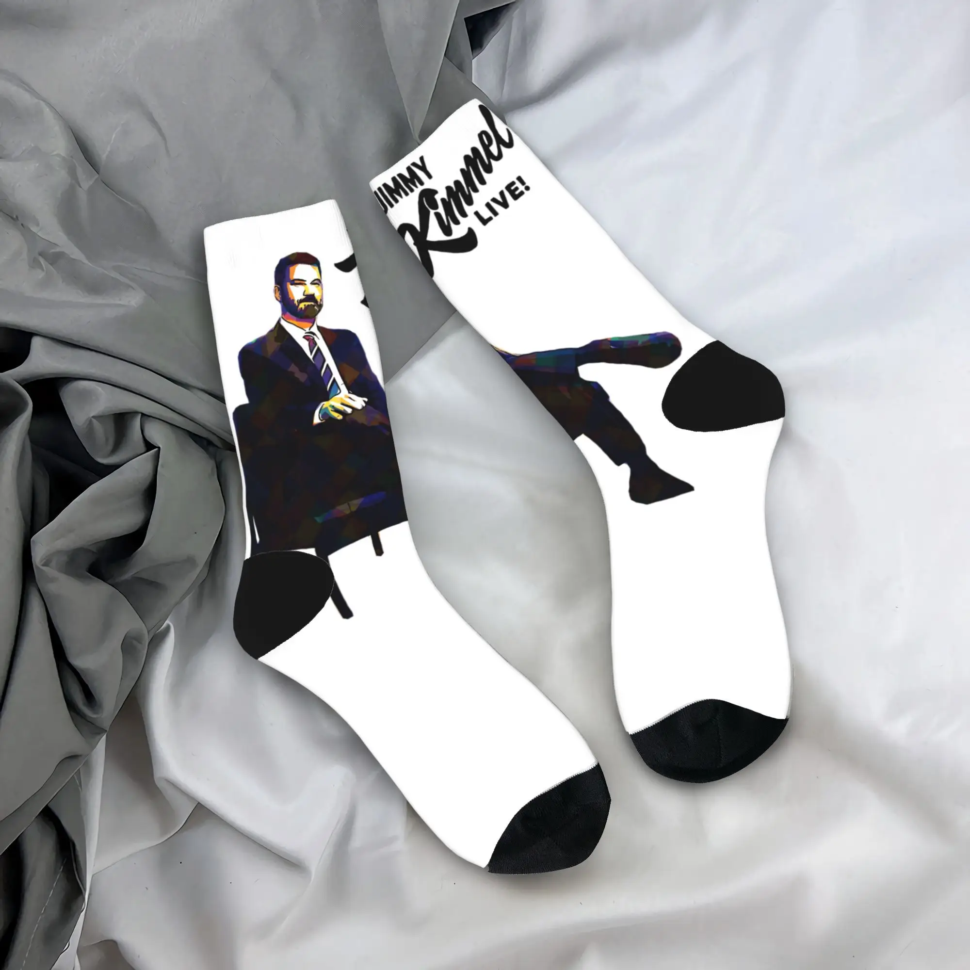 

Чулки Jimmy Kimmel, мужские носки, мягкие дышащие повседневные носки, осенние нескользящие дизайнерские носки для скейтборда, подарок