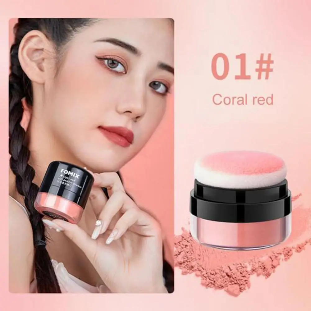 Soft Face fard Powder Cheek Rouge polvere nutriente biancospino Natural Rouge Lasting Peach Red Cheek Tint Waterproof Blush P2E9