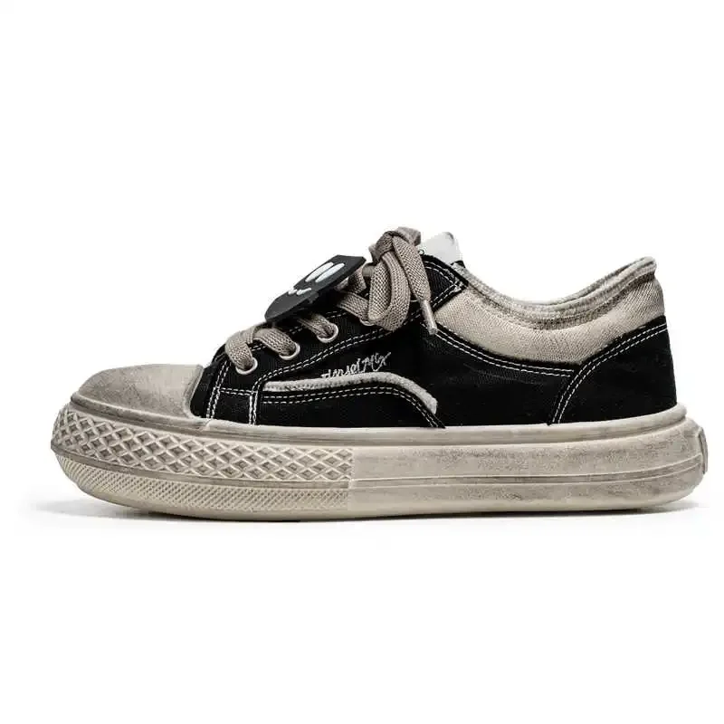 Plateforme عالية وحيد 48 حجم أحذية للرجال المتسكعون حجم 46 أحذية رياضية رجالي أحذية سوداء برقبة رياضية Shors Temis نموذج ممارسة