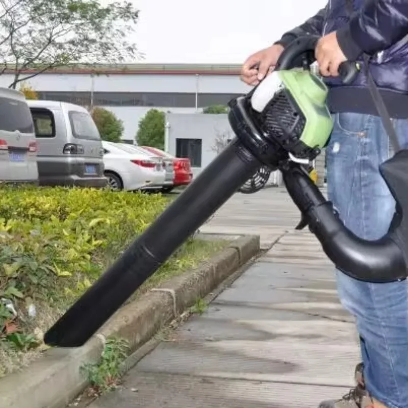 Leaf Sand Snow Blower Machine with Dust Bag Blowing Sucking Crushing Leaves Multifunctional Machine