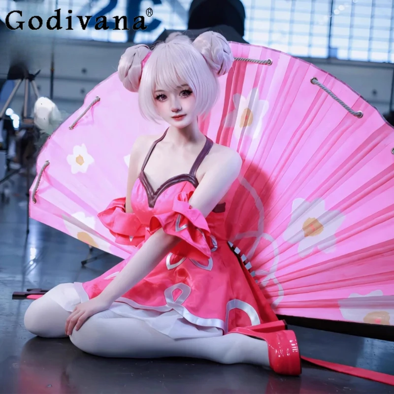 Honor of Kings Cosplay Costume Xiao Qiao Original Skin Cosplay Full Set Women's Game Anime Halloween Party Role Play Dress