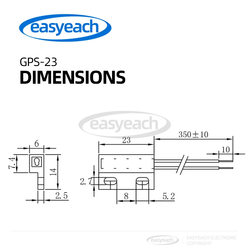 GPS-01 GPS-23 normalerweise offener und normalerweise geschlossener magnetischer Näherungsschalter Geheimkammer-Magnetronschalter Magnetschalter