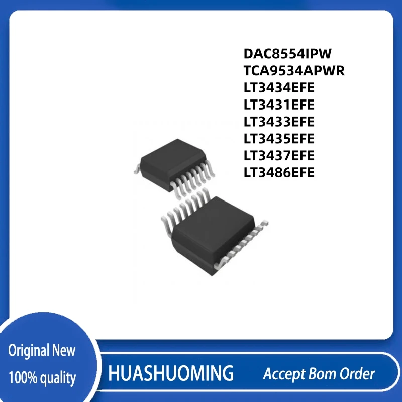 

НОВИНКА: 5 шт./лот DAC8554IPW DAC8554 TCA9534APWR TCA9534 LT3434EFE LT3431EFE LT3433EFE LT3435EFE LT3437EFE LT3486EFE TSSOP14