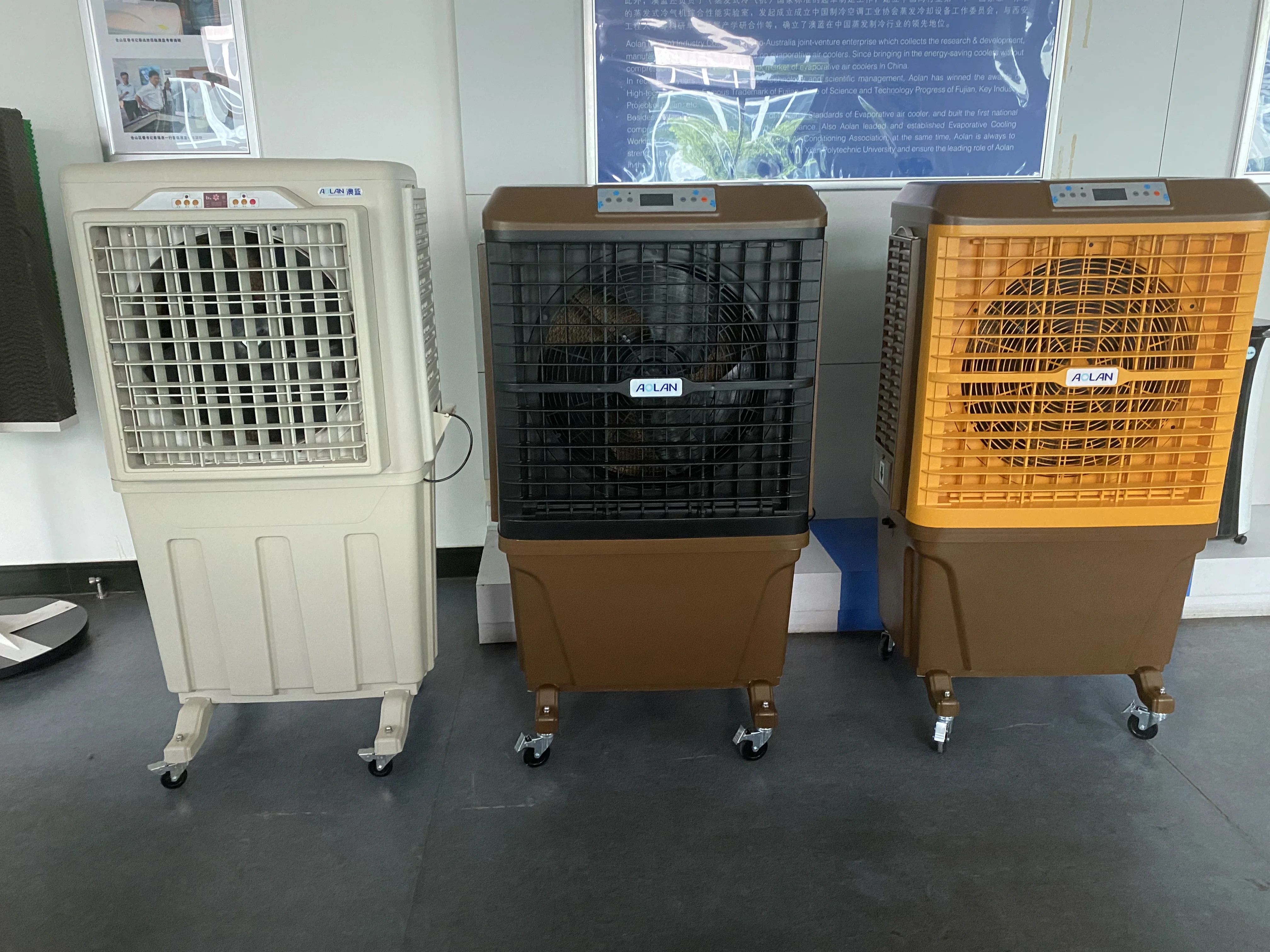 250W 10000 Airflow New Industrial Water Cooled Split Water Cooled Chiller air Conditioner Evaporative air Cooler Axial Fan
