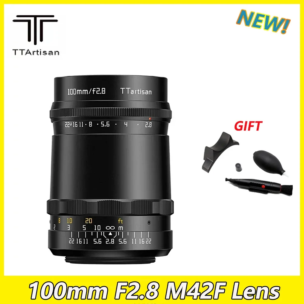 TTArtisan 100mm F2.8 M42 Soap Bubble Boken Camera LensFull Frame Lens for Sony E/Nikon Z/Canon RF/Leica M/Fuji X