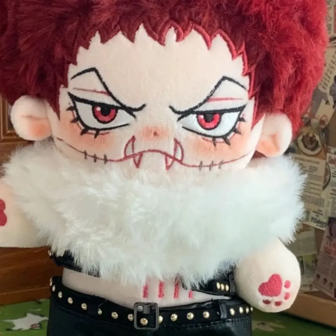 

One Piece Charlotte Katakuri 20cm Cotton Doll Plush Anime Figure Good-looking Naked Baby Doll As A Gift for Friends