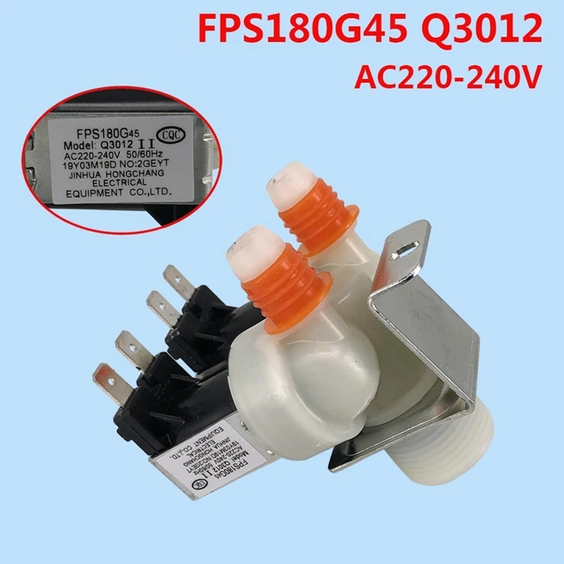 O conjunto da válvula de entrada de água da arruela FPS180G45 para a máquina de lavar afiado substitui EAP 12590899 4982090   AC220V