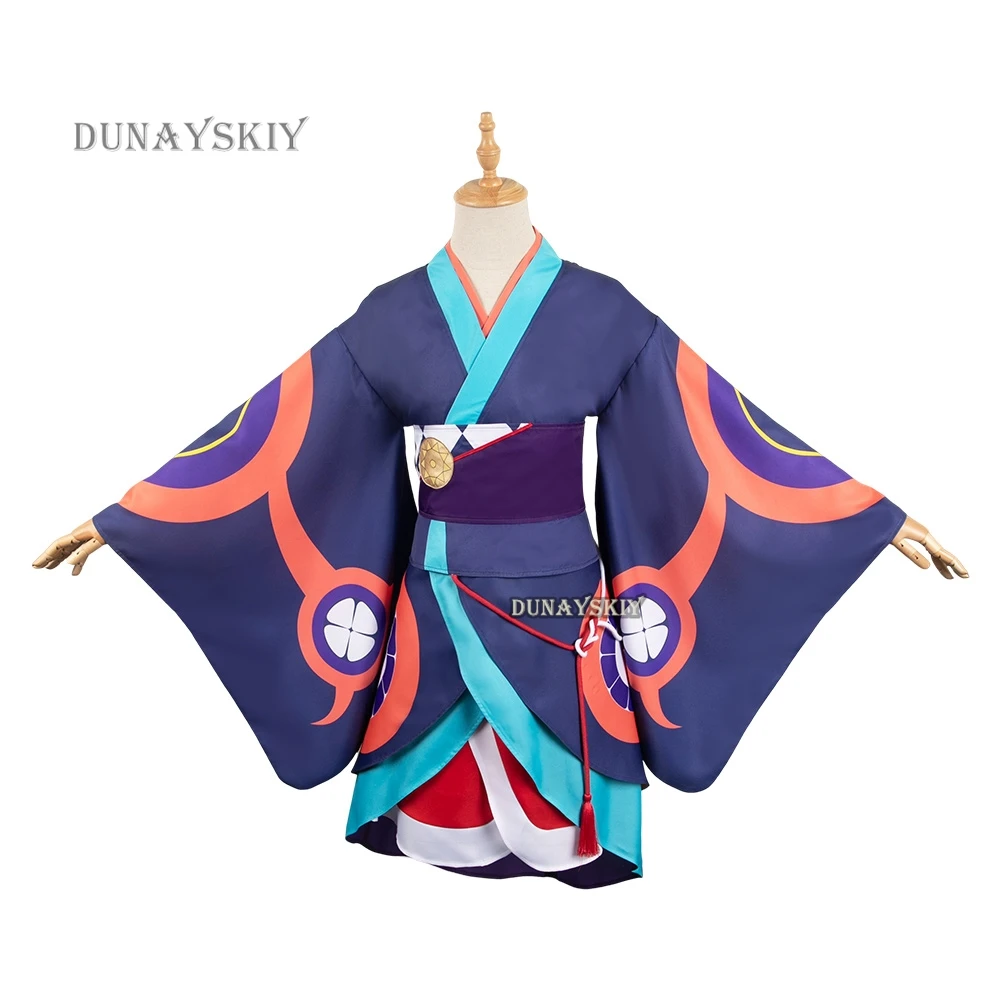 Anime Mononoke Cosplay medycyna sprzedawca Kusuriuri przebranie na karnawał peruka buty Kimono kobiety Hallowen świąteczna rola pełny zestaw