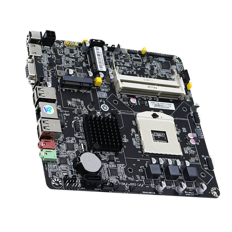 Imagem -04 - Zillion-placa-mãe Mini Itx Pga 989b Suporte Ddr3 Intel Core i3 i5 i7 Cpu Pentium Celeron para pc Gamer Gaming Hm65 Novo