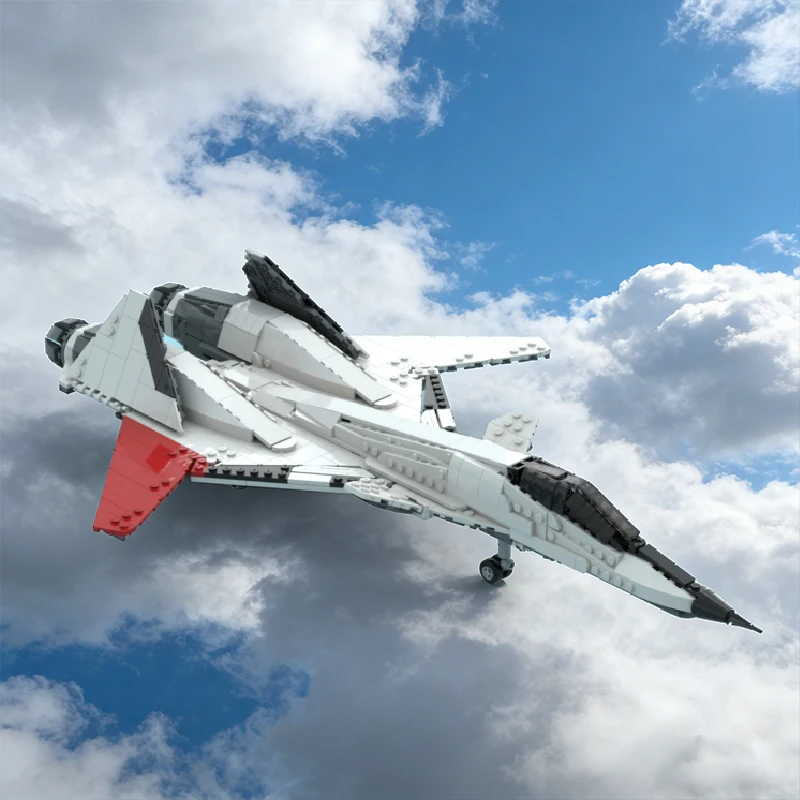 1148 Parts Customize Building Blocks Combat Aircraft Model DIY Technology Educational Assembly Collection Birthday Toys For Kids