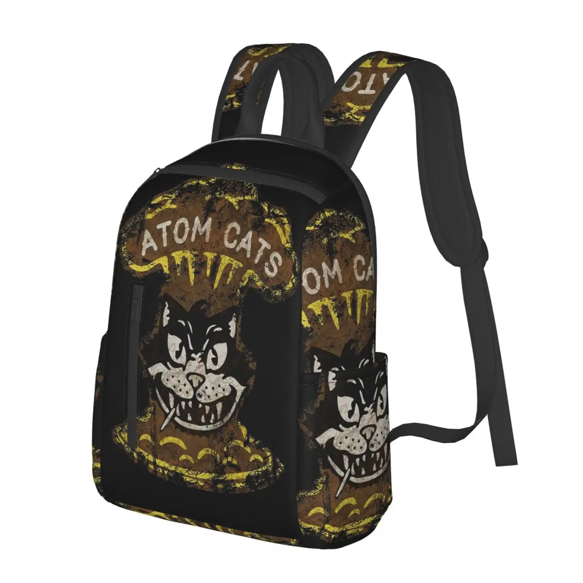 Atom Cats Student Backpack School Bag Hiking Travel Daypack for Men Women Bookbag Shoulder Bags