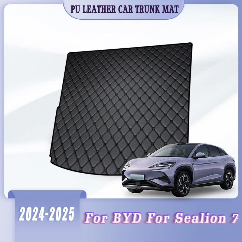 

Car Trunk Carpets Mats For BYD For Sealion 7 2024 2025 Auto Accessories Covers Automobiles Protect Waterproof Rear Rugs Products