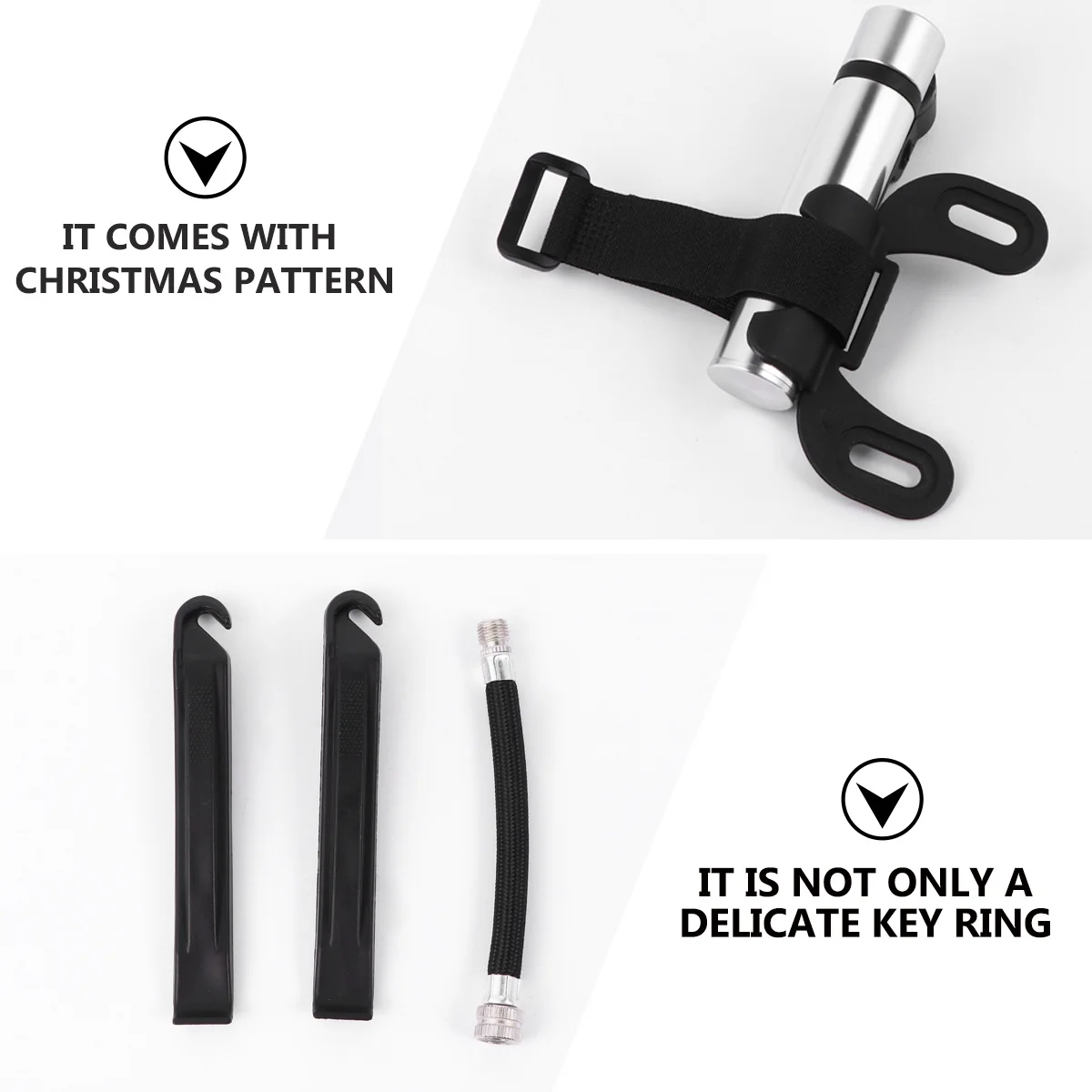 

Professional Bike Pump Glueless Puncture Repair Kit Fast Inflation Locking Buckle Portable Mini Aluminum Pump For Bicycle