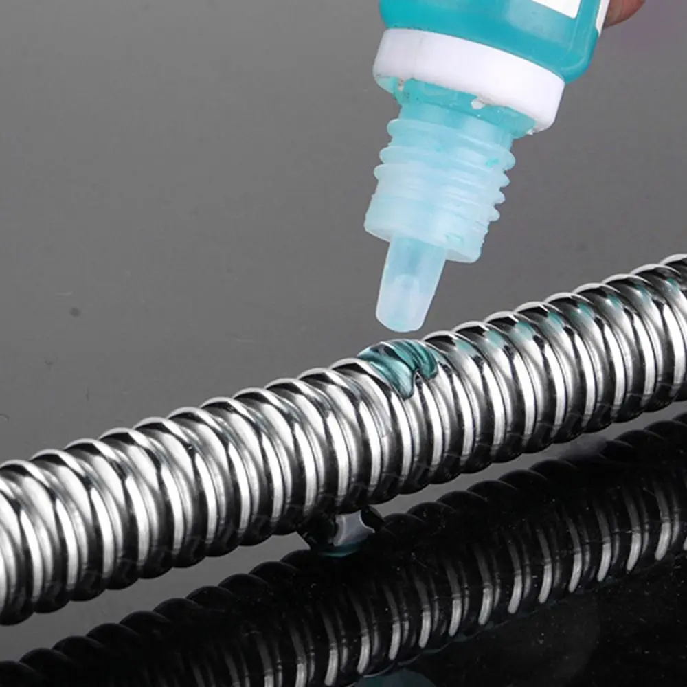 Silicone Gasket Plumbing Hose with Wrench Corrugated Corrugated Water Pipe Non-slip Installation Pipeline Protection