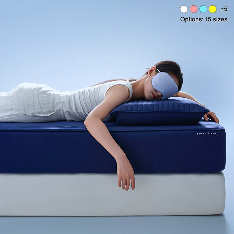 Waterproof Quilted Fitted Mattress Protector, Soft Noiseless Deep Pocket Mattress Cover,Stretchy Bed Protector for Bedroom Guest