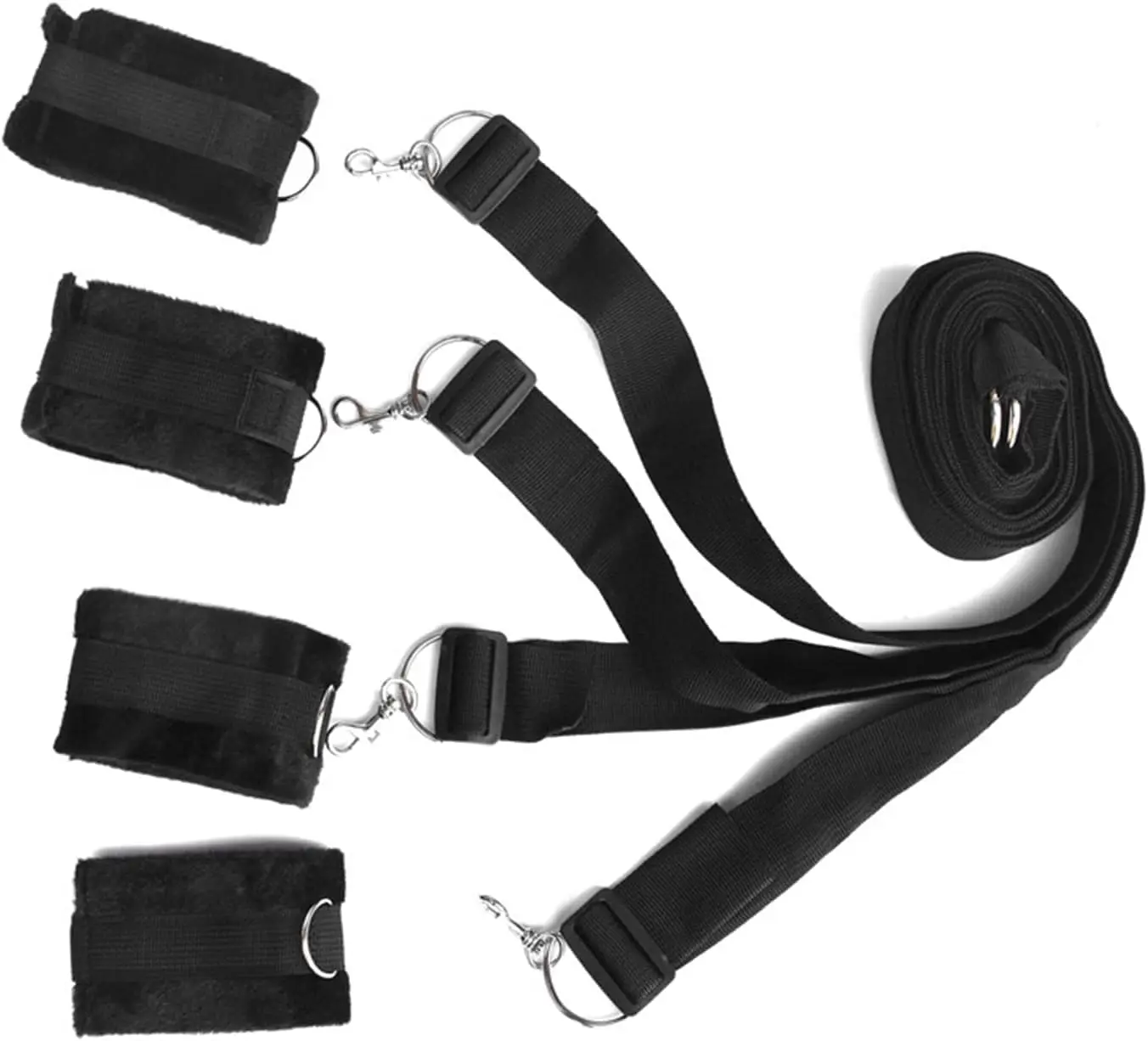 

Bed Restraints Straps for Couples, Sex Bondage Kit,Sex Restraining Bondage BDSM Kit, Wrist Ankle Cuffs, Handcuffs Bed Adult Set